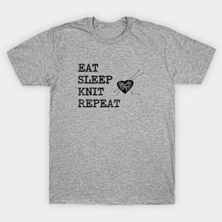 Eat Sleep Knit Repeat T-Shirt